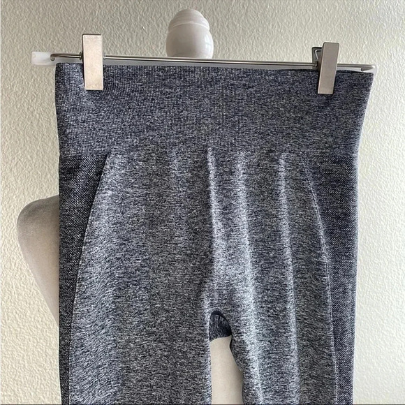 Gymshark Flex Leggings High Waisted Size Small‎ Charcoal Marl - Picture 3 of 7